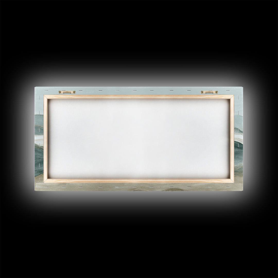 Minimal Line Faces Framed Canvas Print, Dental Office Art, Office Decor, Fine Art, Calm, Medical Art, Medical Office Decor, DOA-2x1-60