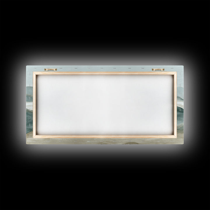 Minimal Line Faces Framed Canvas Print, Dental Office Art, Office Decor, Fine Art, Calm, Medical Art, Medical Office Decor, DOA-2x1-60