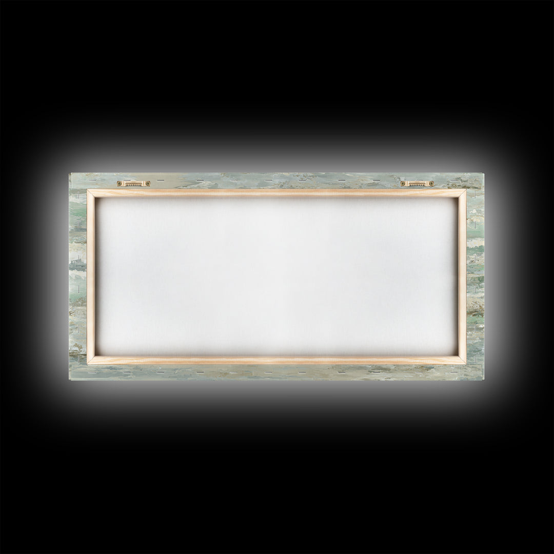 Clean Marble Texture Framed Canvas Print, Dental Office Art, Dental Wall Art, Office Decor, Oil Painting, Calm, DOA-2x1-92