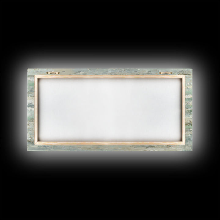 Clean Marble Texture Framed Canvas Print, Dental Office Art, Dental Wall Art, Office Decor, Oil Painting, Calm, DOA-2x1-92