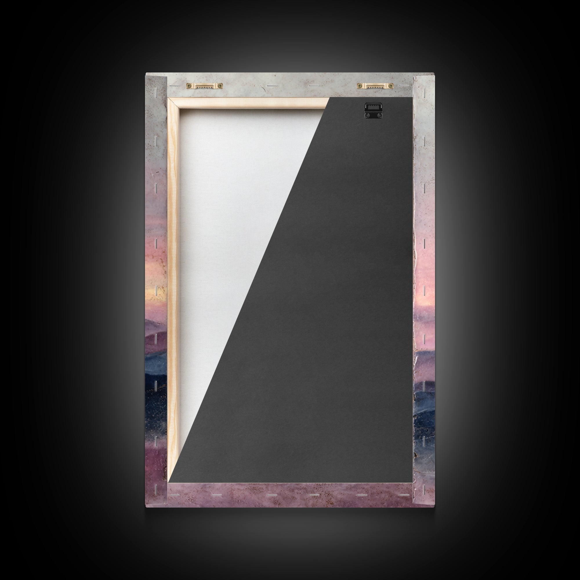 Soft Gradient Sunrise Framed Canvas Print, Dental Office Art, Dental Assistant, Office Decor, Fine Art, Calm, Gallery Decor, DOA-2x3-100