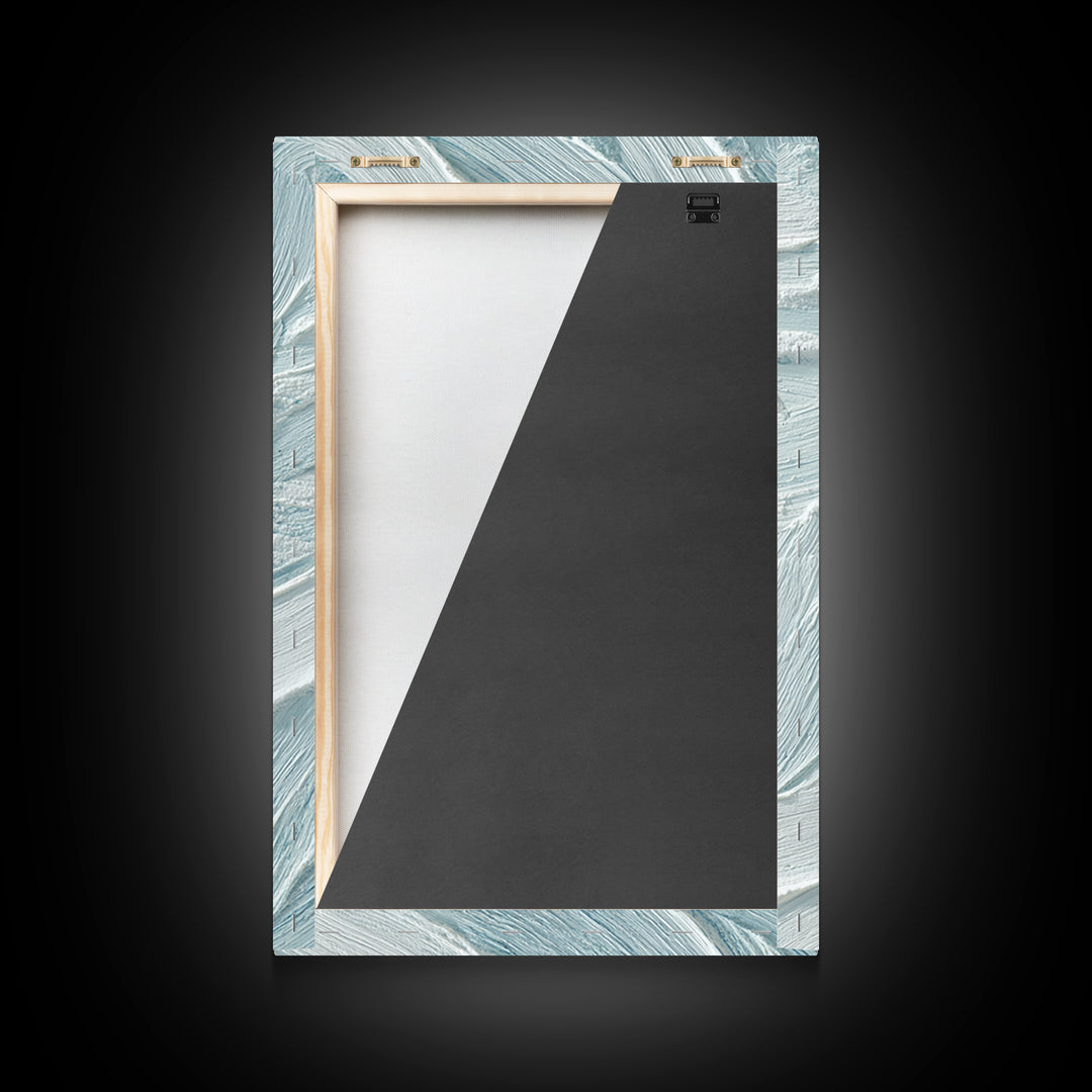 Abstract Water Ripple Pattern Framed Canvas Print, Dental Office Art, Medical Office Art, Office Decor, Fine Art, Calm, DOA-2x3-21