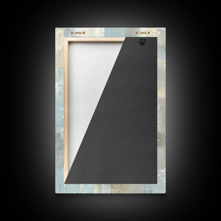 Playful Tooth Shaped Character Framed Canvas Print, Dental Office Art, Modern Decor, Office Decor, Abstract Art, Calm, DOA-2x3-38