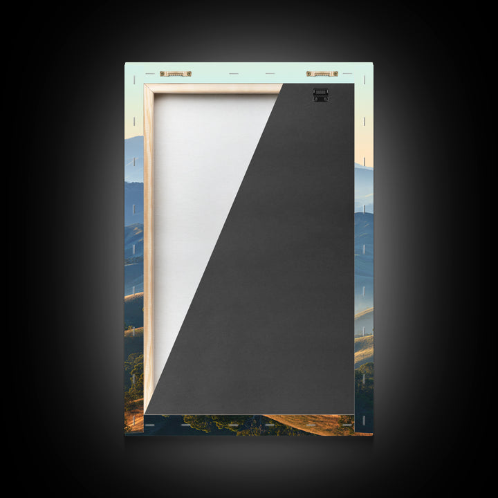 Soft Gradient Sunrise Framed Canvas Print, Dental Office Art, Dental Assistant, Office Decor, Fine Art, Calm, Gallery Decor, DOA-2x3-4