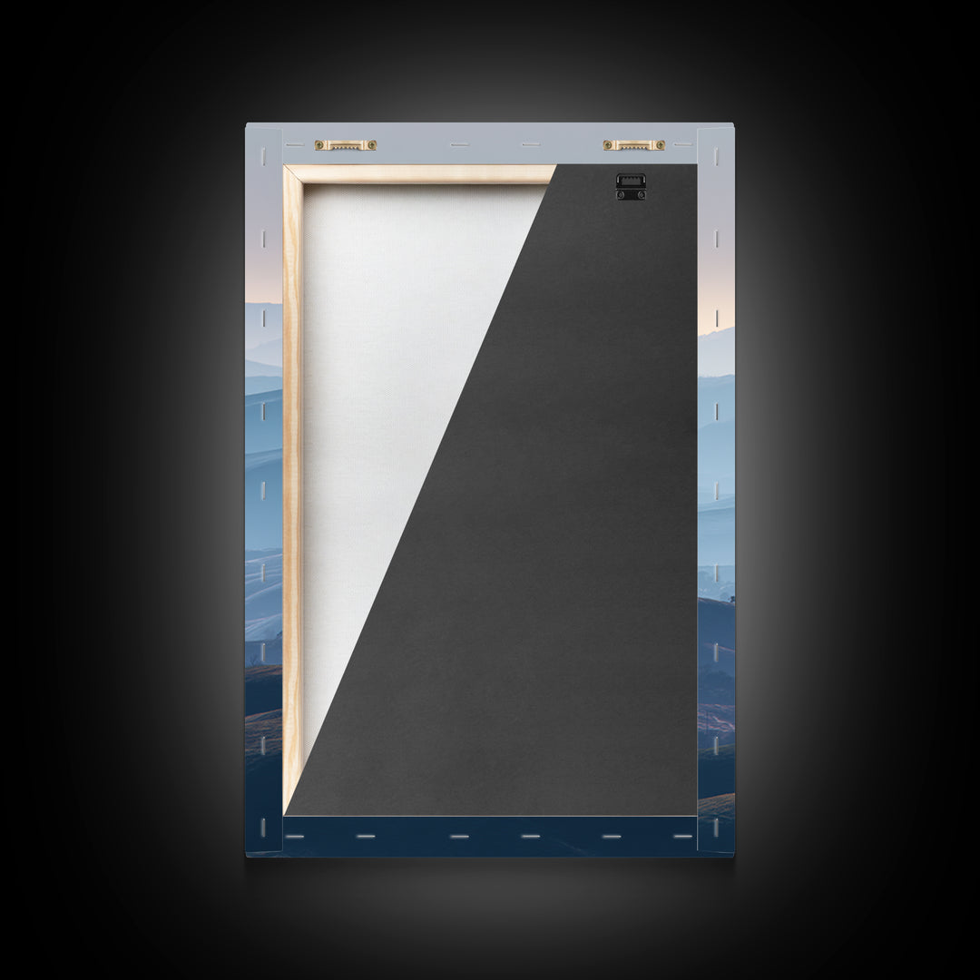 Soft Gradient Sunrise Framed Canvas Print, Dental Office Art, Dental Assistant, Office Decor, Fine Art, Calm, Gallery Decor, DOA-2x3-52