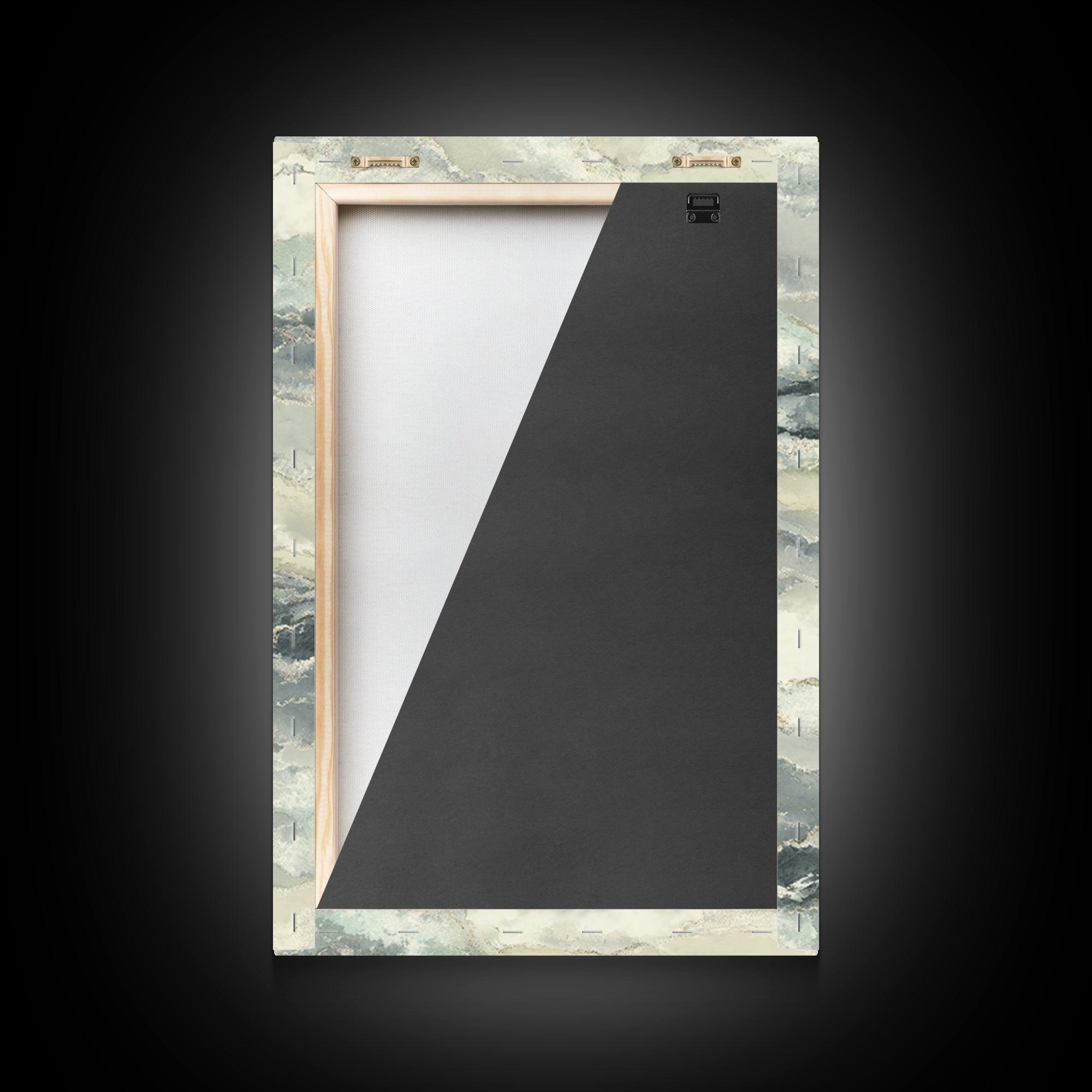 Clean Marble Texture Framed Canvas Print, Dental Office Art, Digital Artwork, Office Decor, Abstract Art, Calm, Dentist Art, DOA-2x3-56