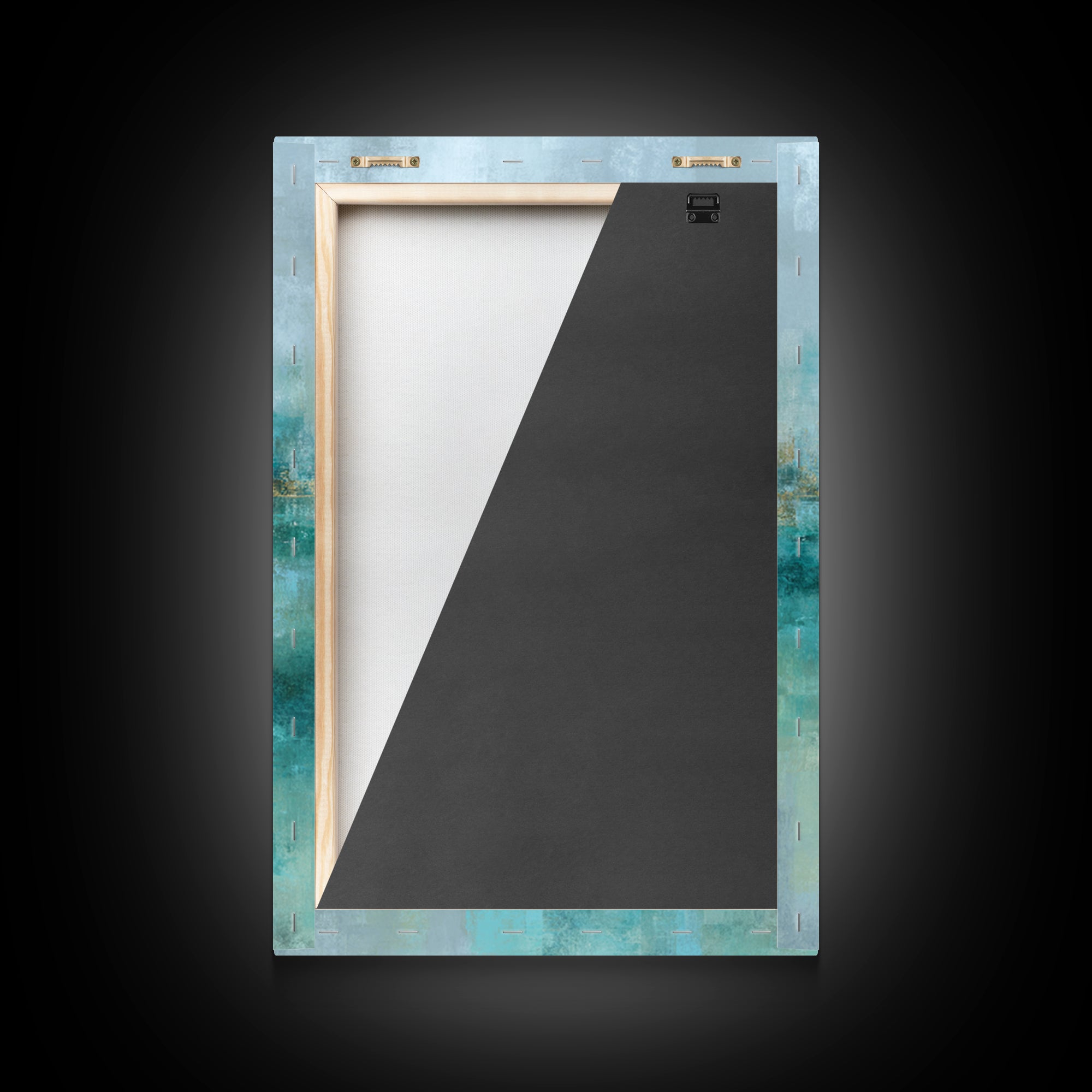 Clean Geometric Art Framed Canvas Print, Dental Office Art, Tooth Art, Office Decor, Abstract Art, Calm, Modern Decor, DOA-2x3-64