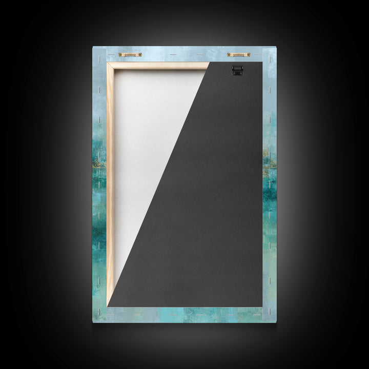 Clean Geometric Art Framed Canvas Print, Dental Office Art, Tooth Art, Office Decor, Abstract Art, Calm, Modern Decor, DOA-2x3-64
