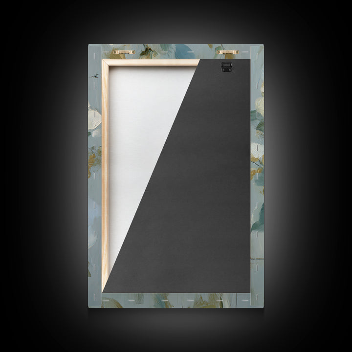 Sterile Modern Floral Painting Canvas Print, Dental Office Art, Office Decor, Fine Art, Calm, Art Print, Room Decor, DOA-2x3-67