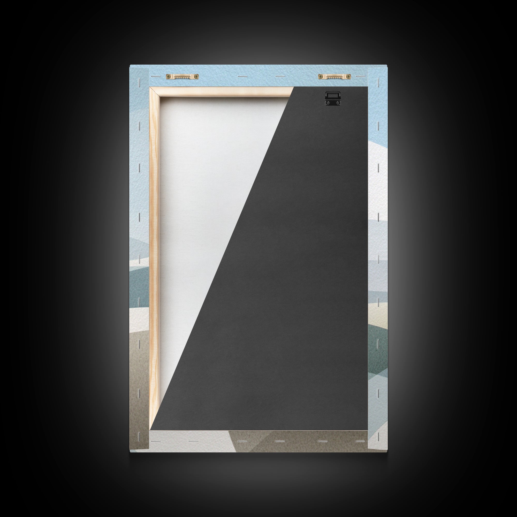 Clean Geometric Art Framed Canvas Print, Dental Office Art, Neutral Decor, Office Decor, Fine Art, Calm, Wall Art, Poster, DOA-2x3-88