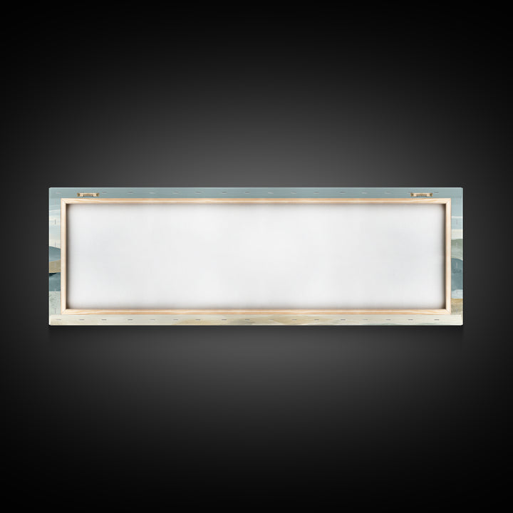 Soft Gradient Sunrise Framed Canvas Print, Dental Office Art, Neutral Decor, Office Decor, Fine Art, Calm, Wall Art, Poster, DOA-3x1-60
