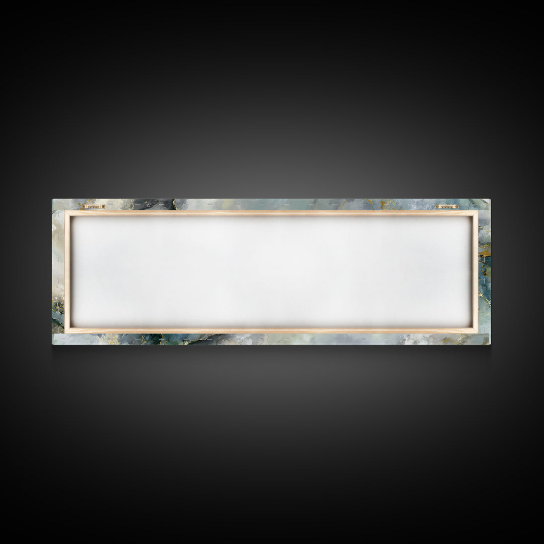 Clean Marble Texture Canvas Print, Dental Office Art, Office Decor, Oil Painting, Calm, Unique Wall Art, Minimalist Wall Art, DOA-3x1-88
