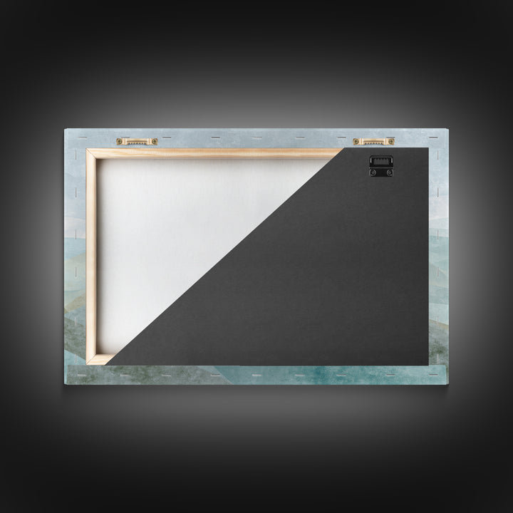 Clean Geometric Art Framed Canvas Print, Dental Office Art, Contemporary Art, Office Decor, Abstract Art, Calm, Dental Wall Art, DOA-3x2-36