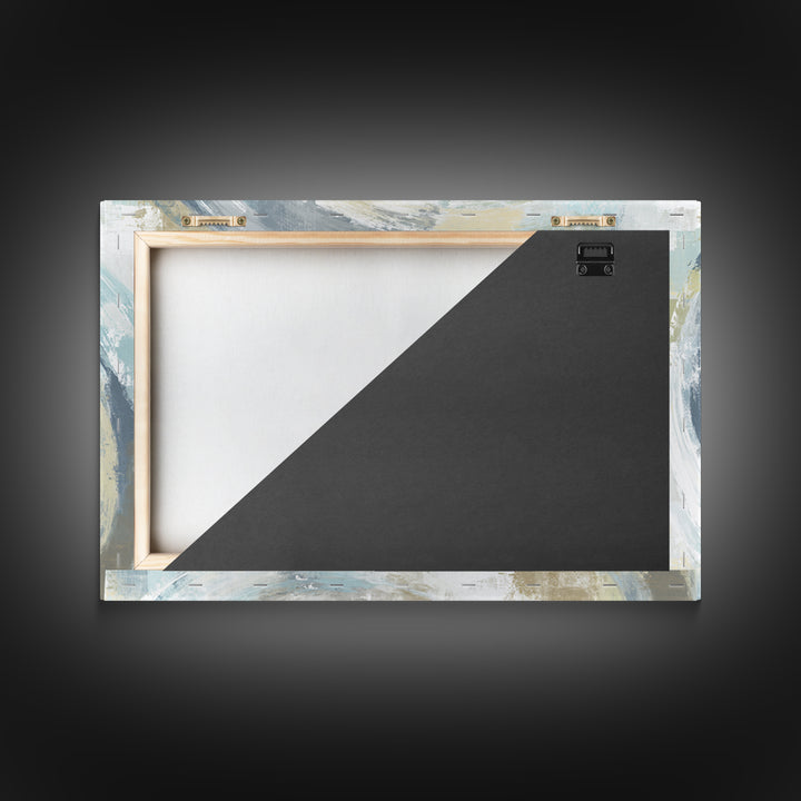 Minimal Smile Curve Abstract Framed Canvas Print, Dental Office Art, Motivational Poster, Office Decor, Abstract Art, Calm, DOA-3x2-81