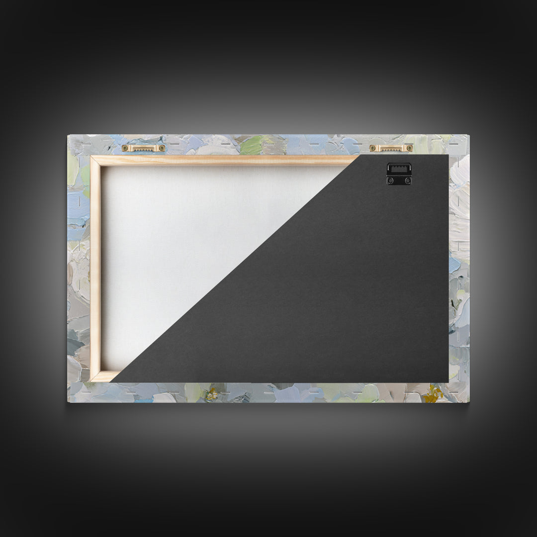 Sterile Modern Floral Painting Framed Canvas Print, Dental Office Art, Motivational Poster, Office Decor, Fine Art, Calm, DOA-3x2-87
