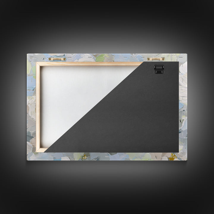 Sterile Modern Floral Painting Framed Canvas Print, Dental Office Art, Motivational Poster, Office Decor, Fine Art, Calm, DOA-3x2-87