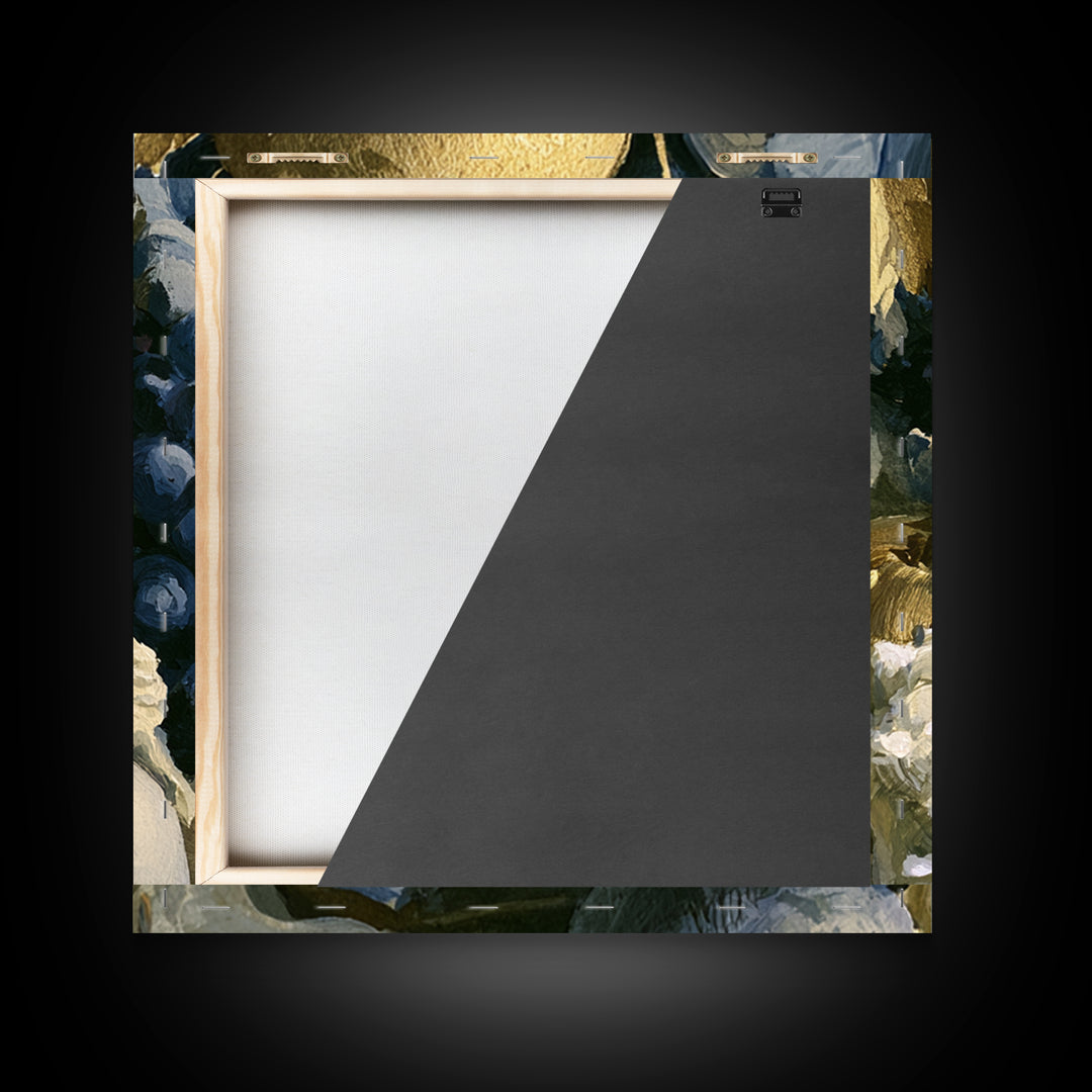 Bold Maximalist Still Life Framed Canvas Print, Eclectic Art, Digital Print, Living Room Decor, Eclectic, Fine Art Print, ECL-1x1-27