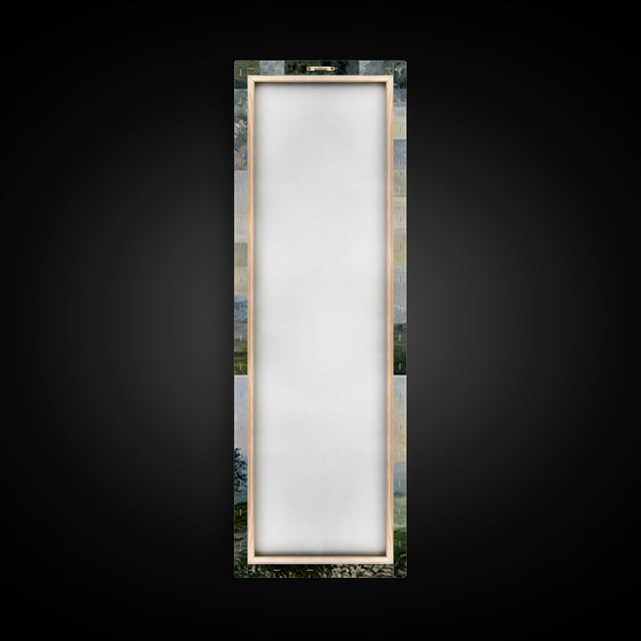 Bohemian Patchwork Landscape Canvas Print, Eclectic Art, Artwork, Living Room Decor, Eclectic, Boho Decor, Gallery Decor, ECL-1x3-12