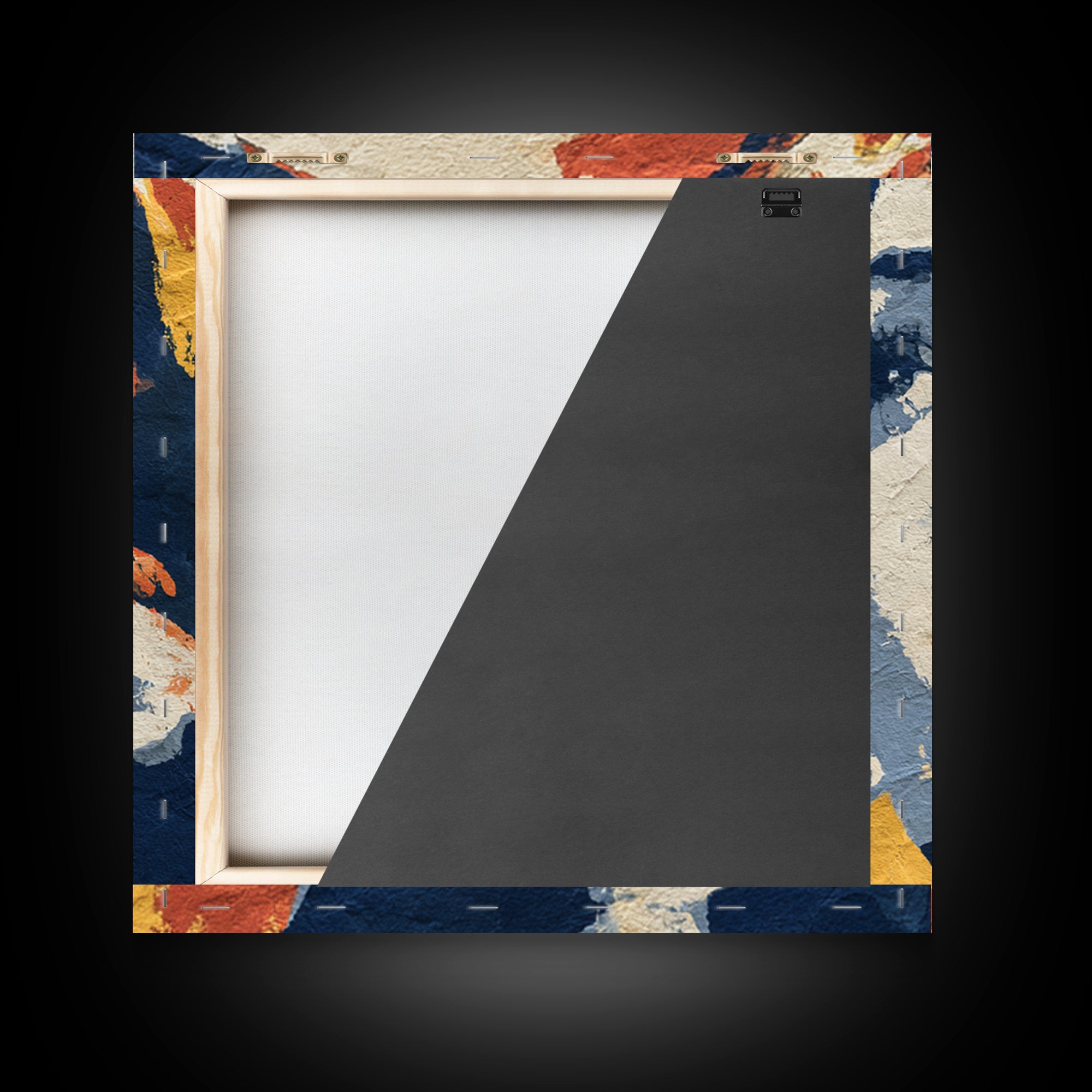 Portrait of a Singer Framed Canvas Print, Expressionist Art, Large Wall Art, Living Room Decor, Fine Art, Expression, EXP-1x1-44