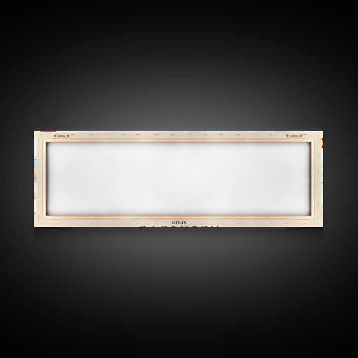 Albacete Spain Travel Print Wall Art, Panoramic City Art, Travel Art, Wall Decor, Vacation Gift, Framed Canvas Print Or Metal Art