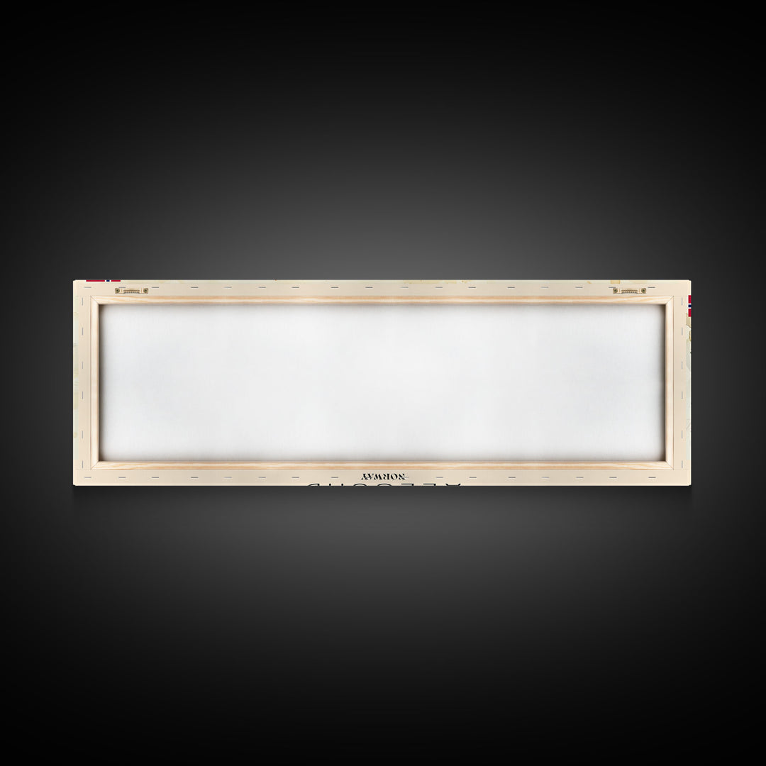 Ålesund Norway Wall Art, Panoramic Travel Poster, Panoramic Framed Canvas Print, City Wall Art, Wall Hanging Home Decor, Travel Art