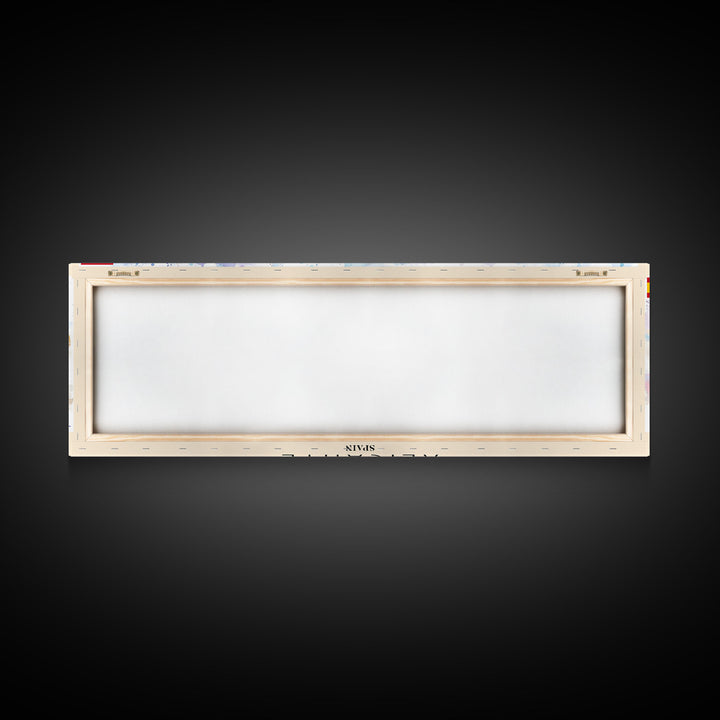 Alicante Spain Travel Print Wall Art, Panoramic City Art, Travel Art, Wall Decor, Vacation Gift, Framed Canvas Print Or Metal Art