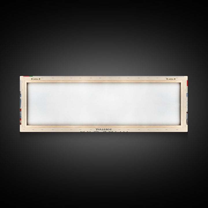 Amadora Portugal Travel Print Wall Art, Panoramic City Art, Travel Art, Wall Decor, Vacation Gift, Framed Canvas Print Or Metal Art