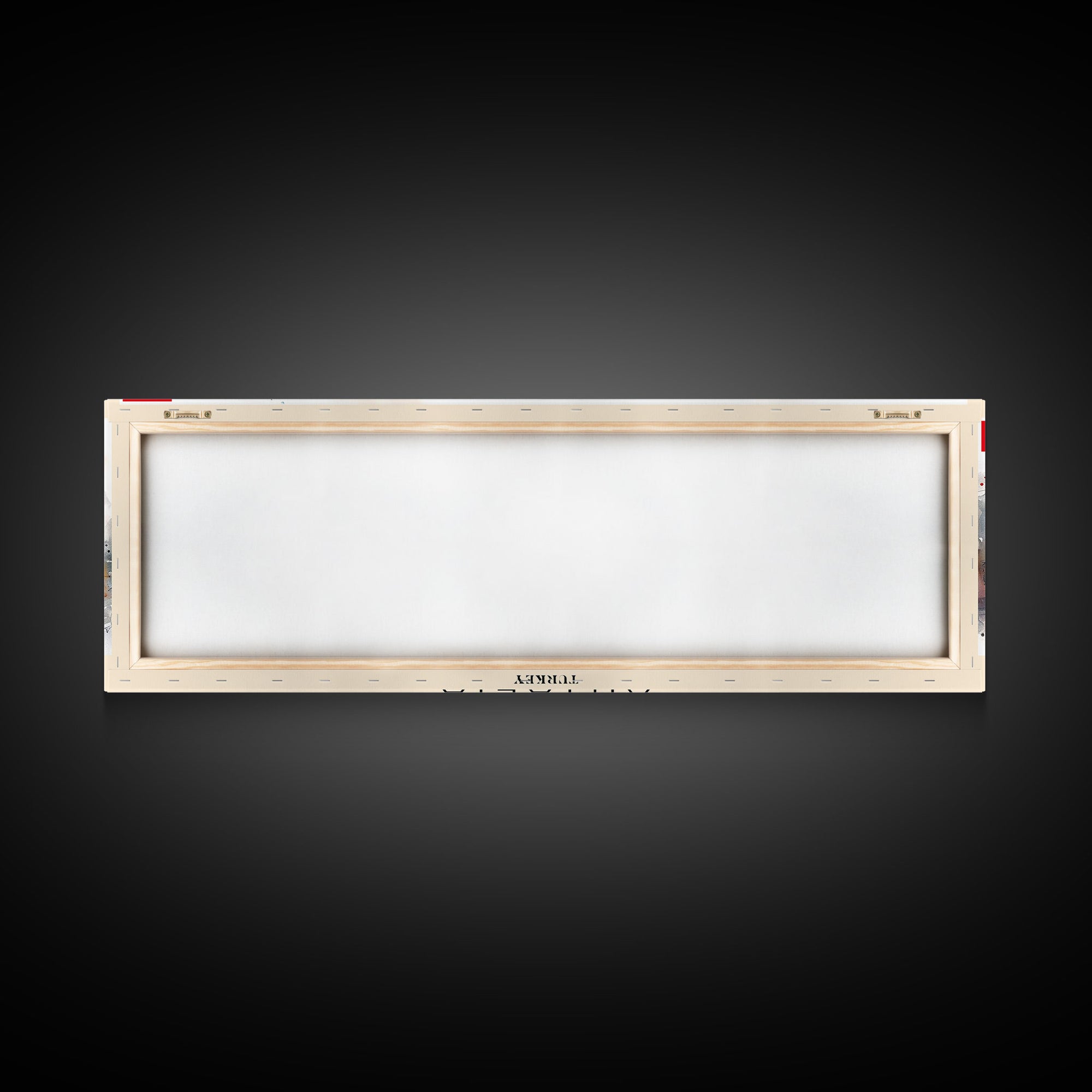 Antalya Turkey Panoramic Travel Poster, Framed Canvas Print or Metal Wall Art, Travel Art, Home Decor, Panoramic Painting, Midcentury Art