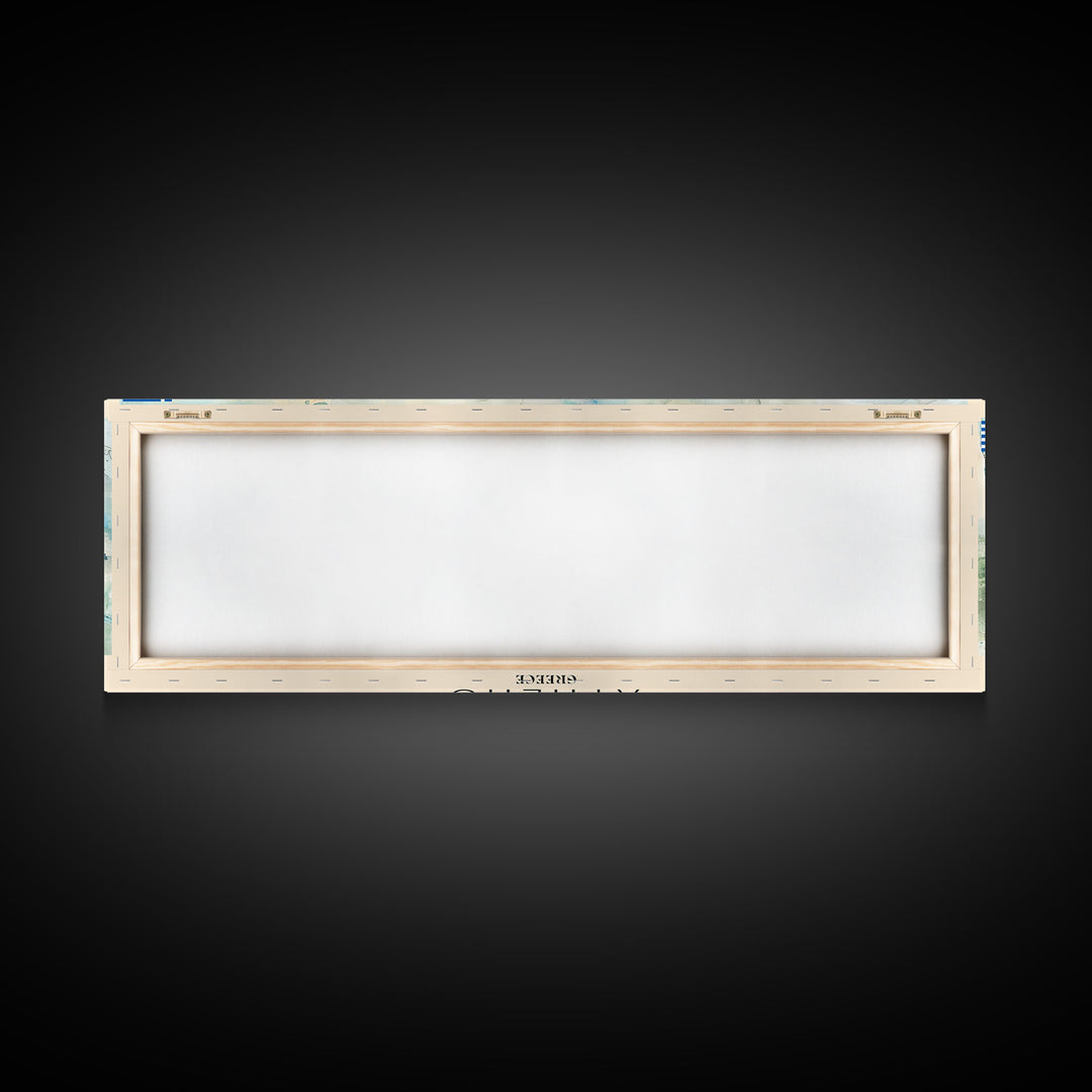 Athens Greece Travel Art, City Art, Framed Canvas Print or Metal Wall Art, Europe Travel Poster, Panoramic Wall Art, Extra Wide Wall Art