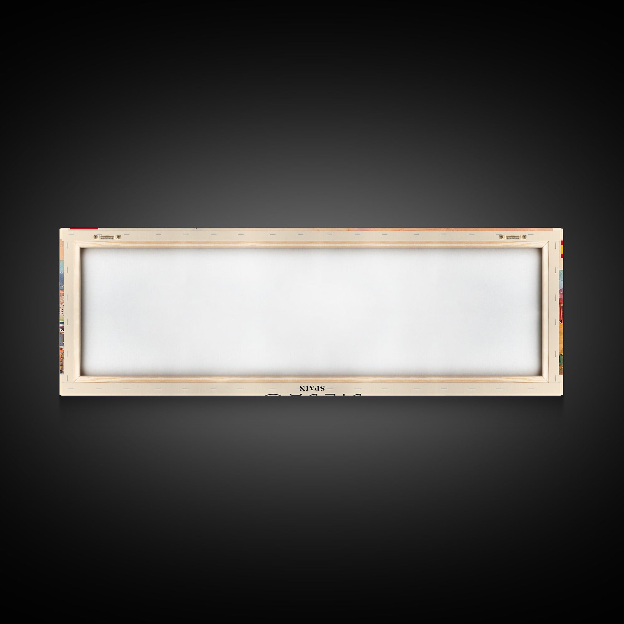 Bilbao Spain Wall Art, Panoramic Travel Poster, Panoramic Framed Canvas Print, City Wall Art, Wall Hanging Home Decor, Travel Art