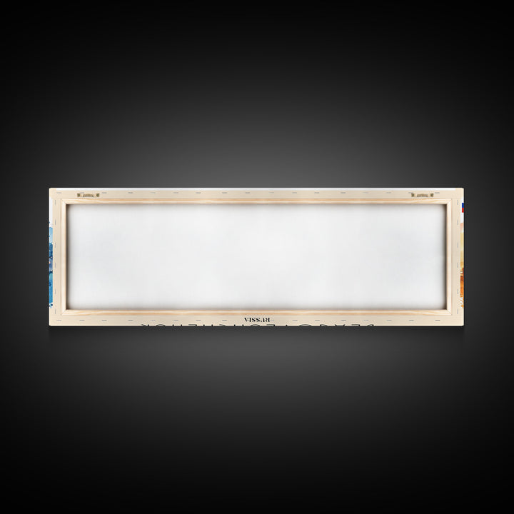 Blagoveshchensk Russia Travel Art, City Art, Framed Canvas Print or Metal Wall Art, Europe Travel Poster, Panoramic Wall Art, Extra Wide Wall Art