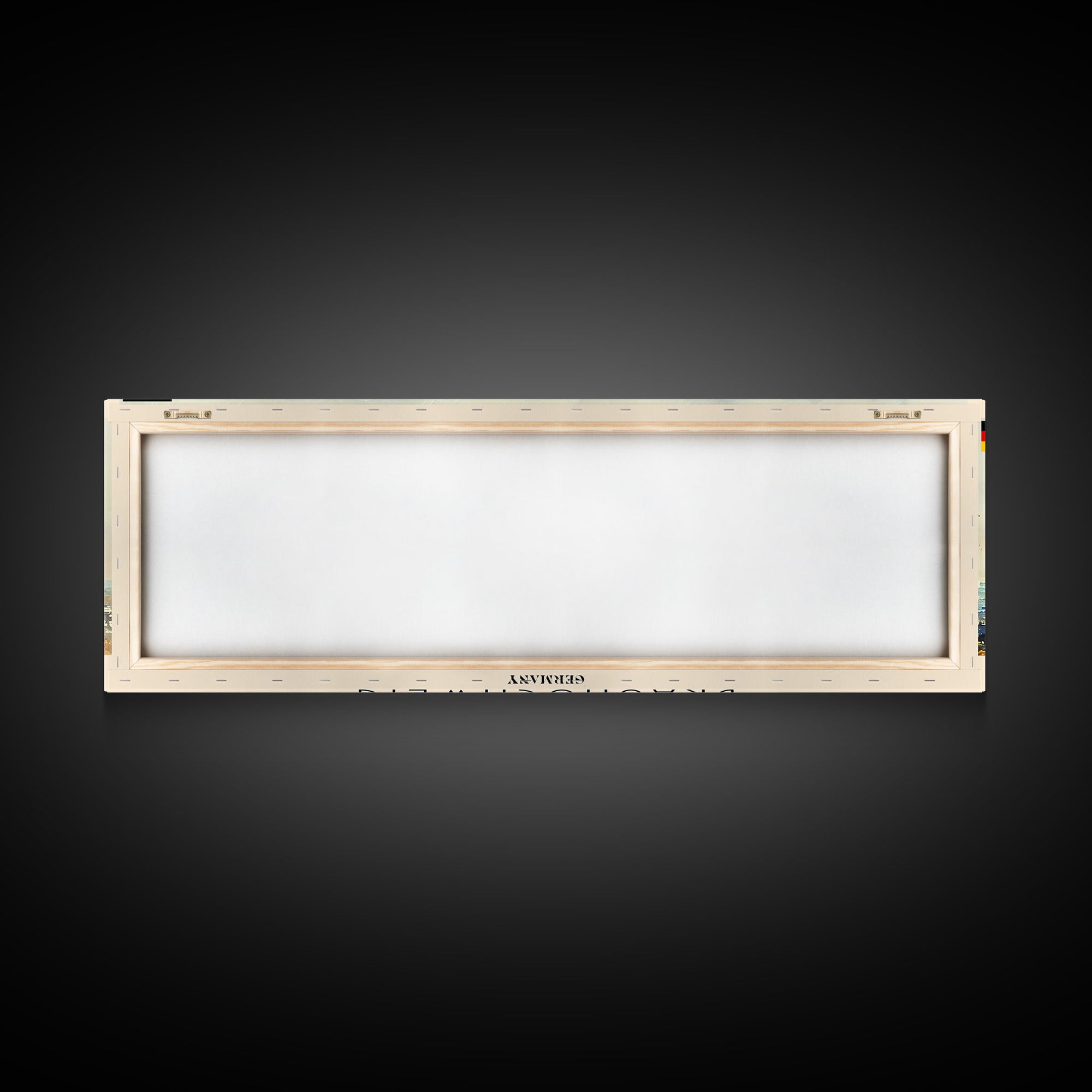 Braunschweig Germany Travel Art, City Art, Framed Canvas Print or Metal Wall Art, Europe Travel Poster, Panoramic Wall Art, Extra Wide Wall Art