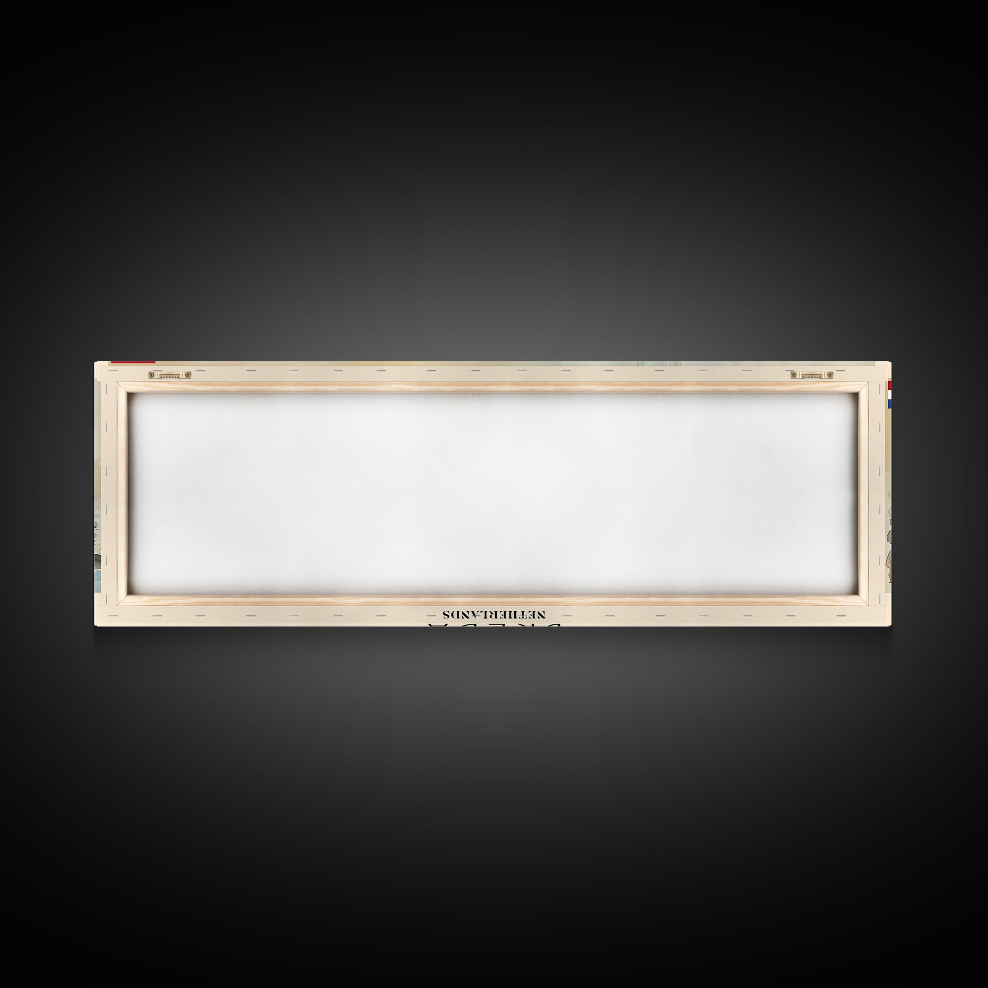 Breda Netherlands Panoramic Travel Poster, Framed Canvas Print or Metal Wall Art, Travel Art, Home Decor, Panoramic Painting, Midcentury Art