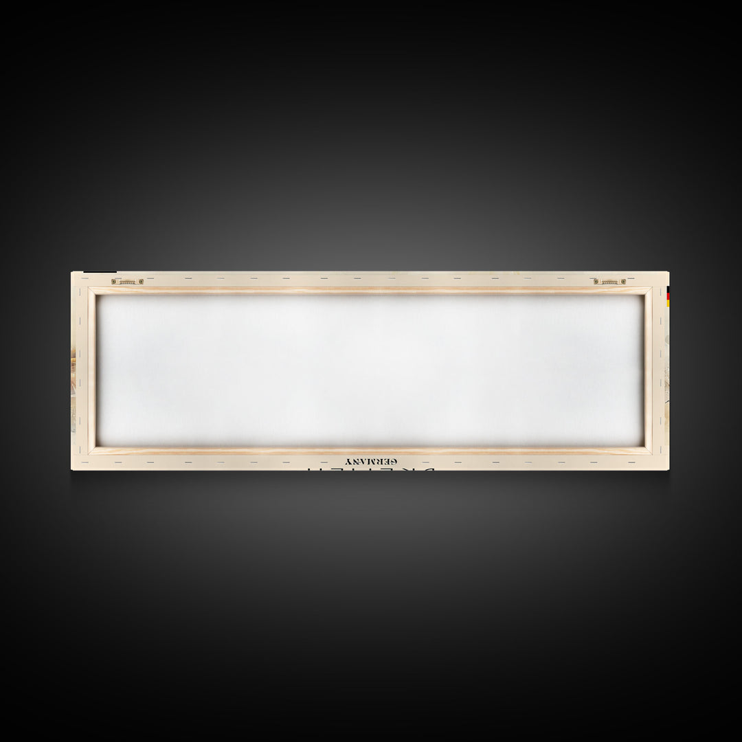 Bremen Germany Wall Art, Panoramic Travel Poster, Panoramic Framed Canvas Print, City Wall Art, Wall Hanging Home Decor, Travel Art