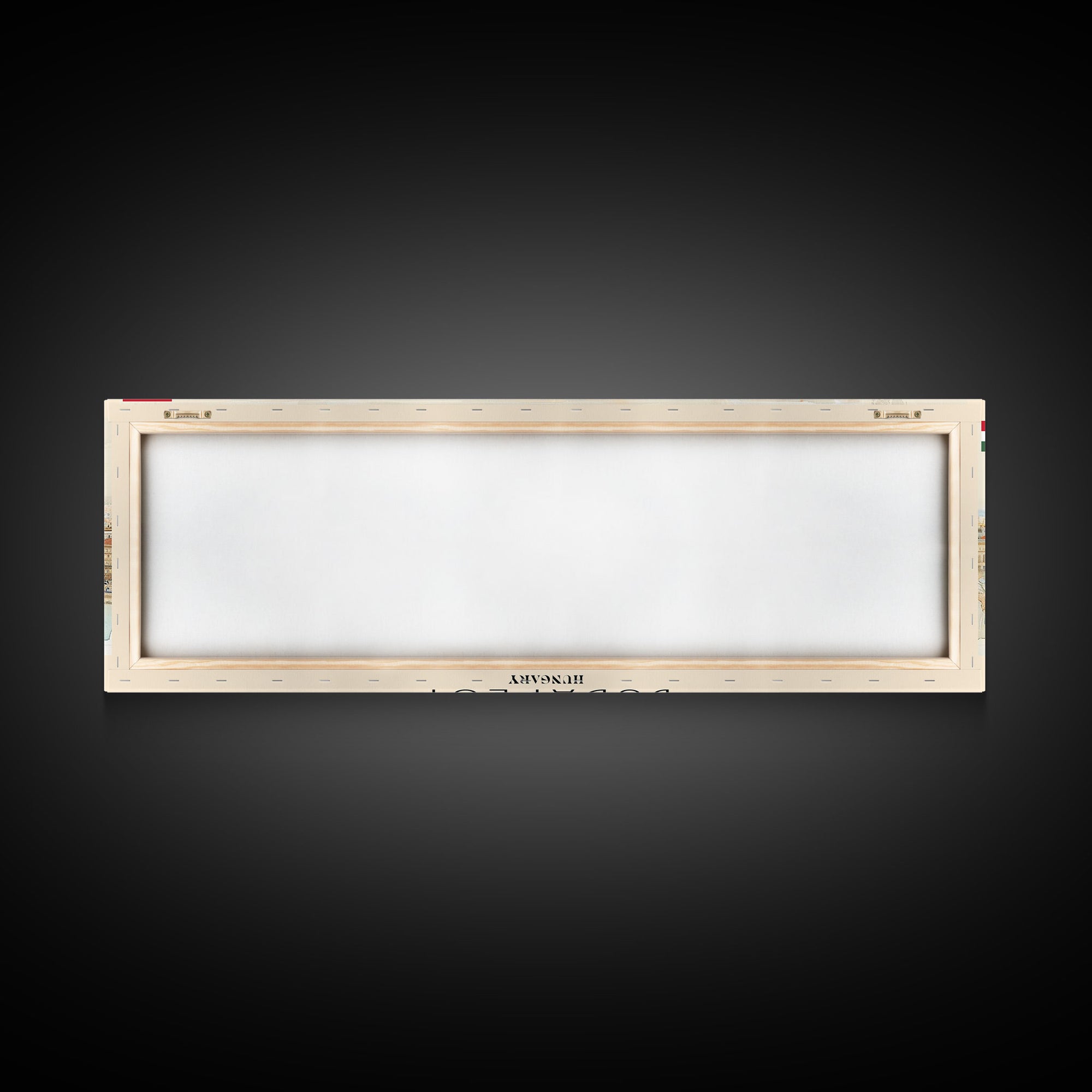 Budapest Hungary Travel Art, City Art, Framed Canvas Print or Metal Wall Art, Europe Travel Poster, Panoramic Wall Art, Extra Wide Wall Art