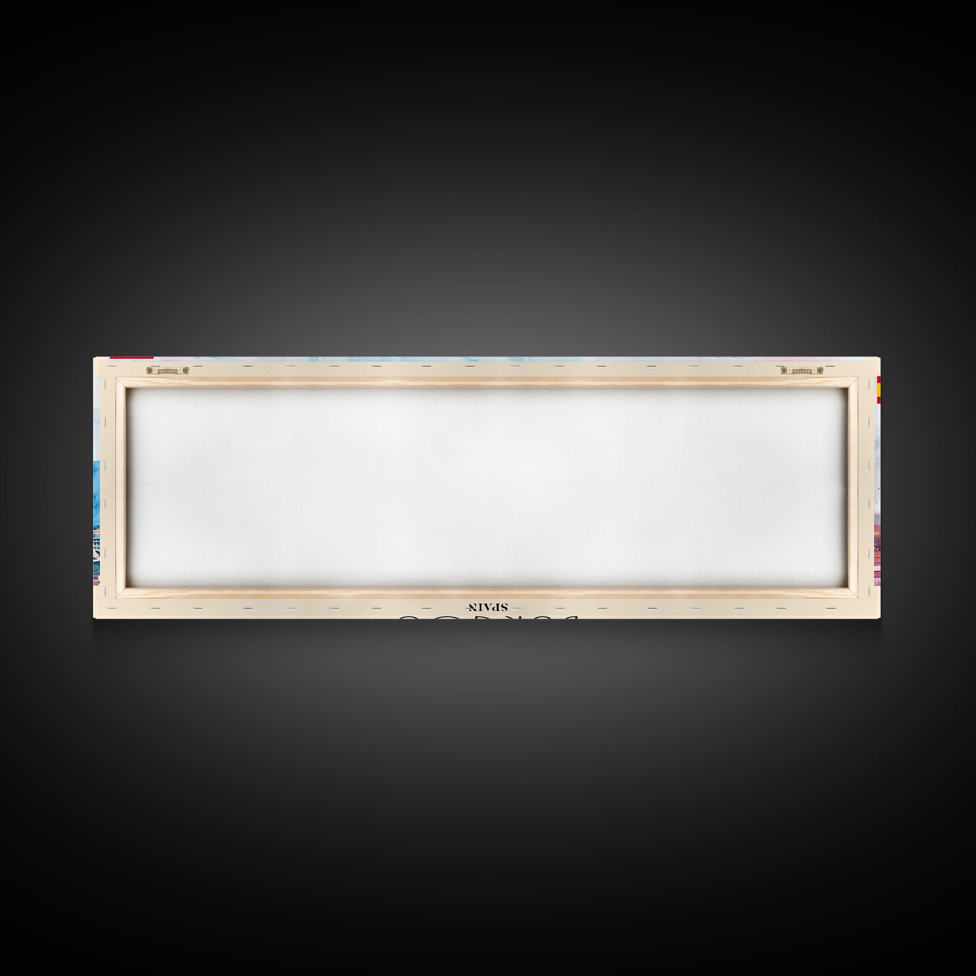 Burgos Spain Wall Art, Panoramic Travel Poster, Panoramic Framed Canvas Print, City Wall Art, Wall Hanging Home Decor, Travel Art