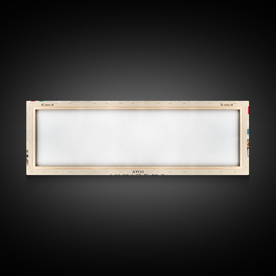 Cagliari Italy Wall Art, Panoramic Travel Poster, Panoramic Framed Canvas Print, City Wall Art, Wall Hanging Home Decor, Travel Art