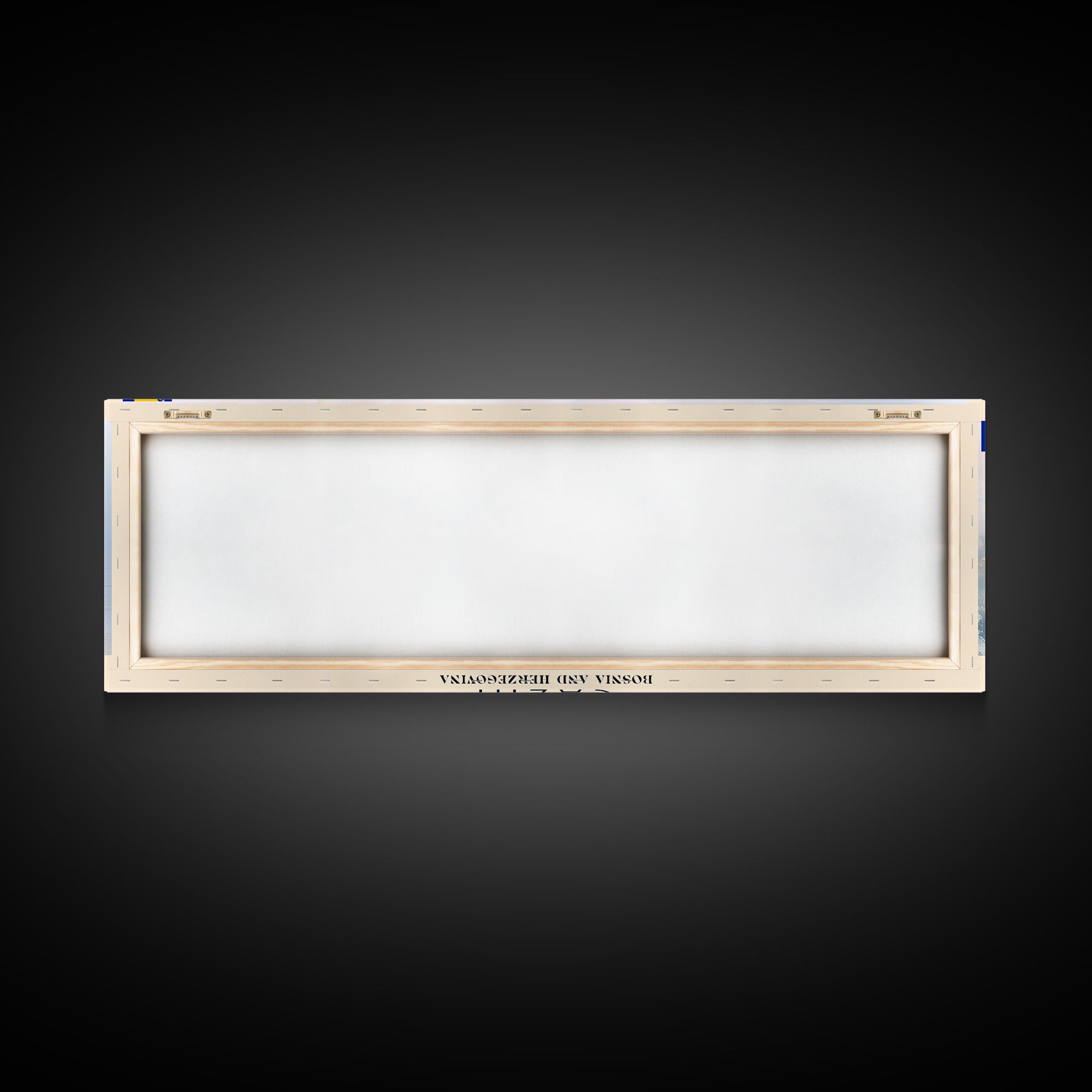 Cazin Bosnia Travel Art, City Art, Framed Canvas Print or Metal Wall Art, Europe Travel Poster, Panoramic Wall Art, Extra Wide Wall Art