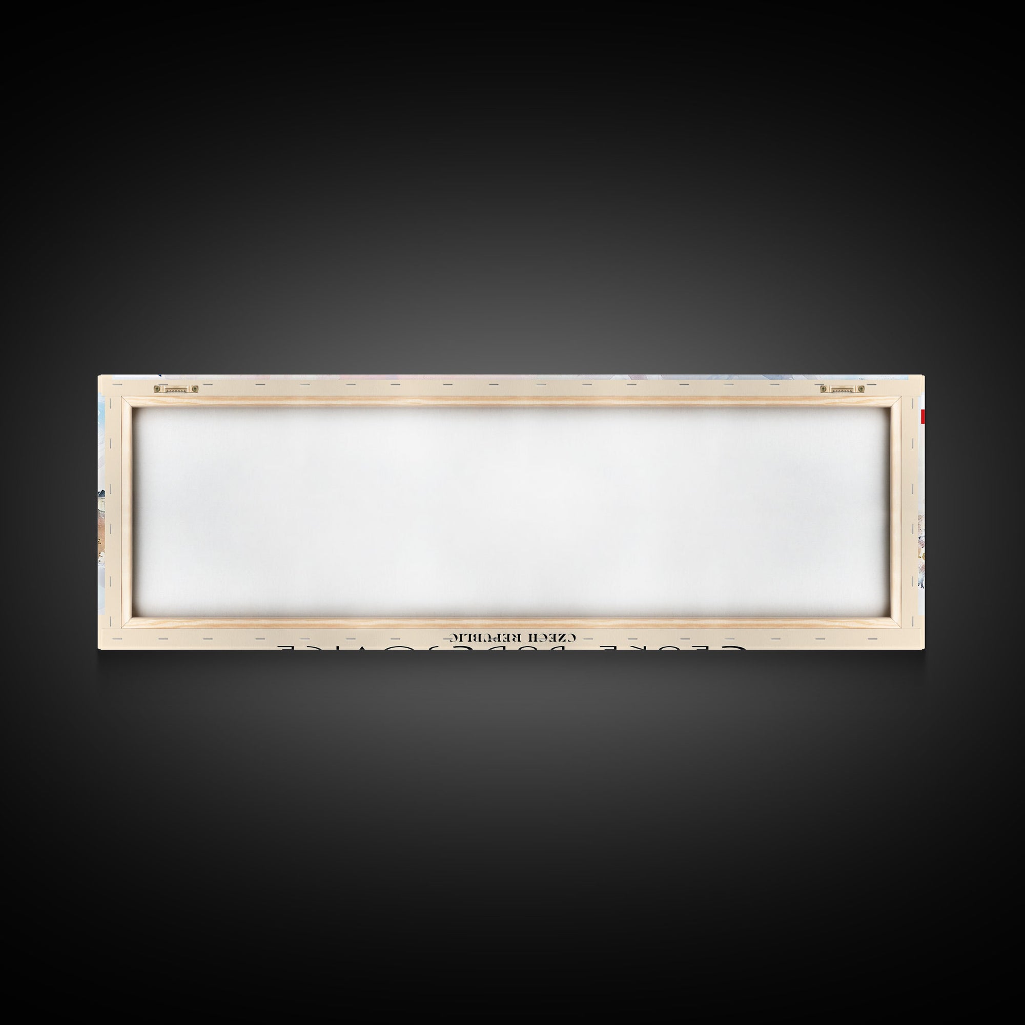 Ceske Budejovice Czech Wall Art, Panoramic Travel Poster, Panoramic Framed Canvas Print, City Wall Art, Wall Hanging Home Decor, Travel Art