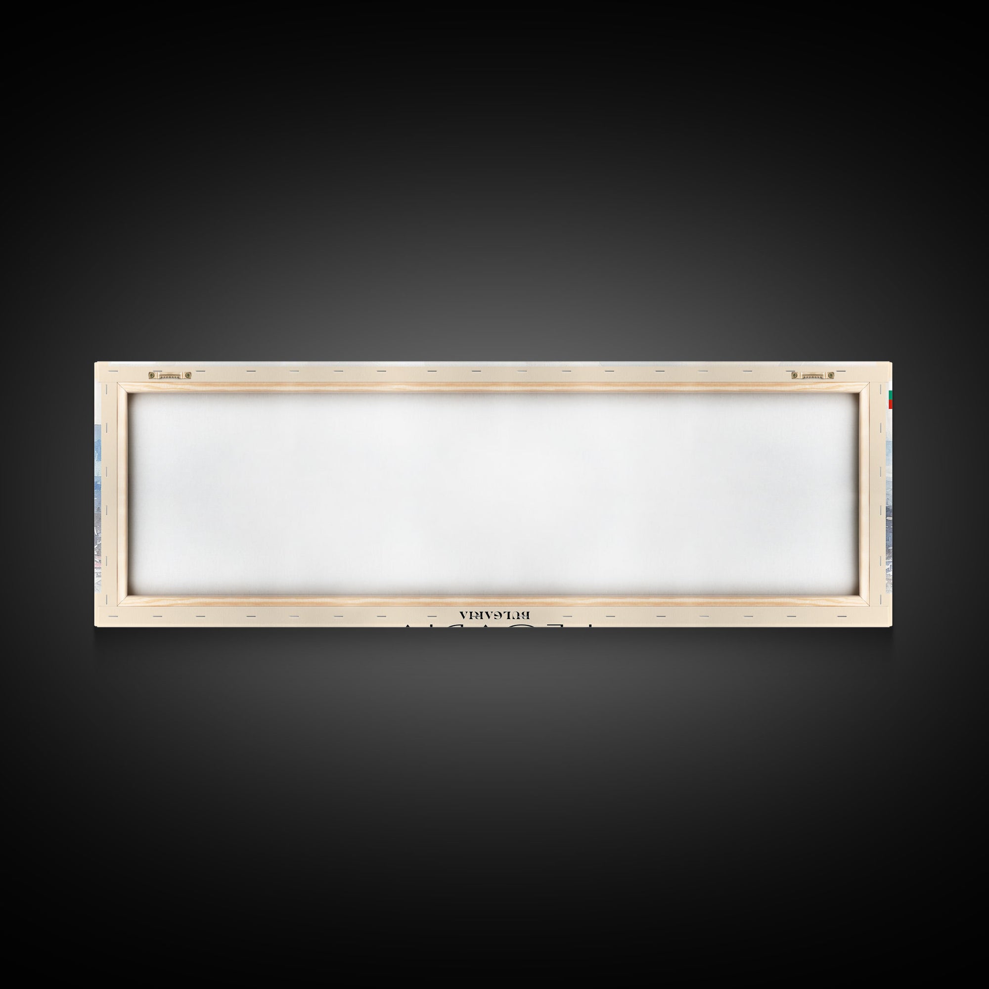 Plovdiv Bulgaria Travel Art, City Art, Framed Canvas Print or Metal Wall Art, Europe Travel Poster, Panoramic Wall Art, Extra Wide Wall Art