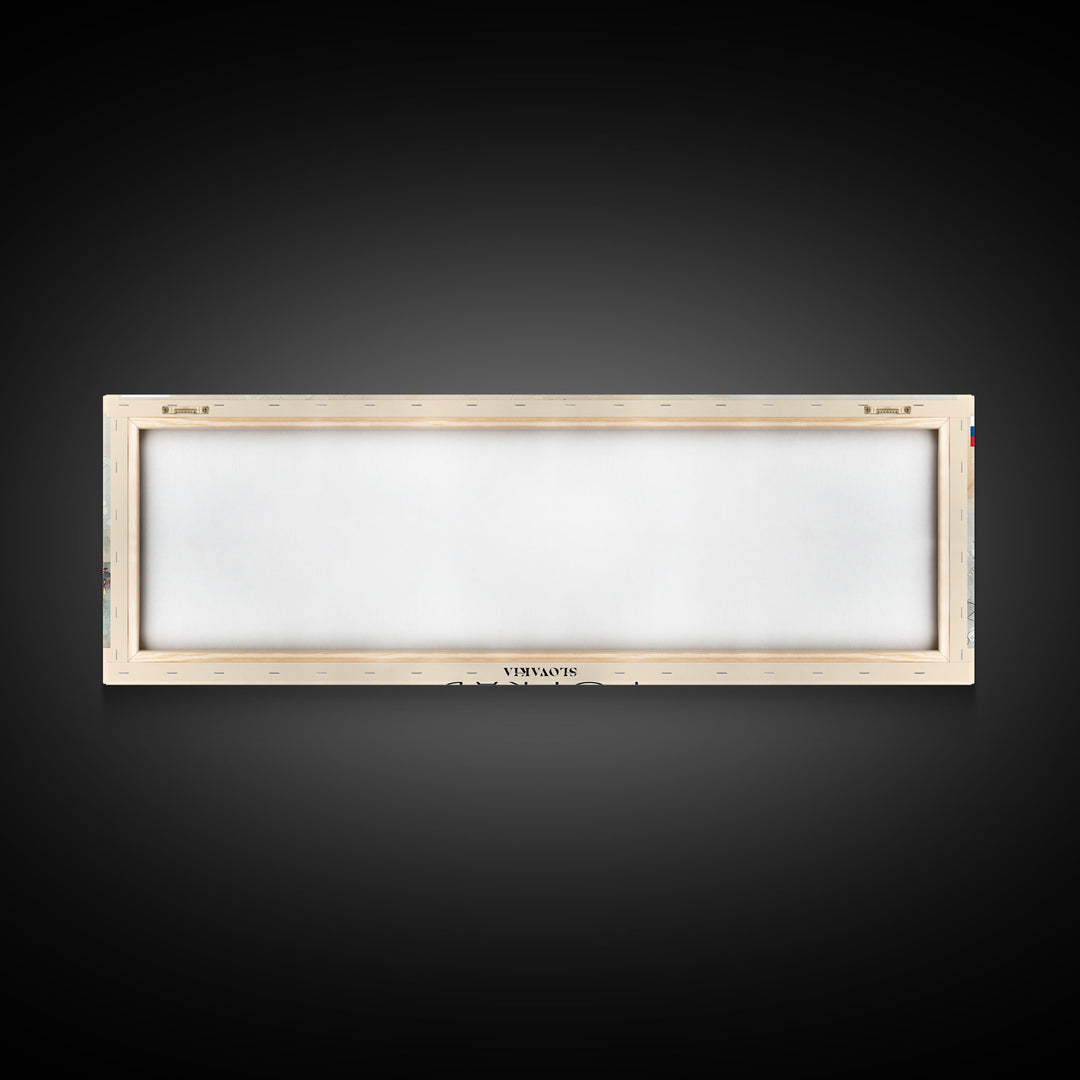 Poprad Slovakia Travel Print Wall Art, Panoramic City Art, Travel Art, Wall Decor, Vacation Gift, Framed Canvas Print Or Metal Art