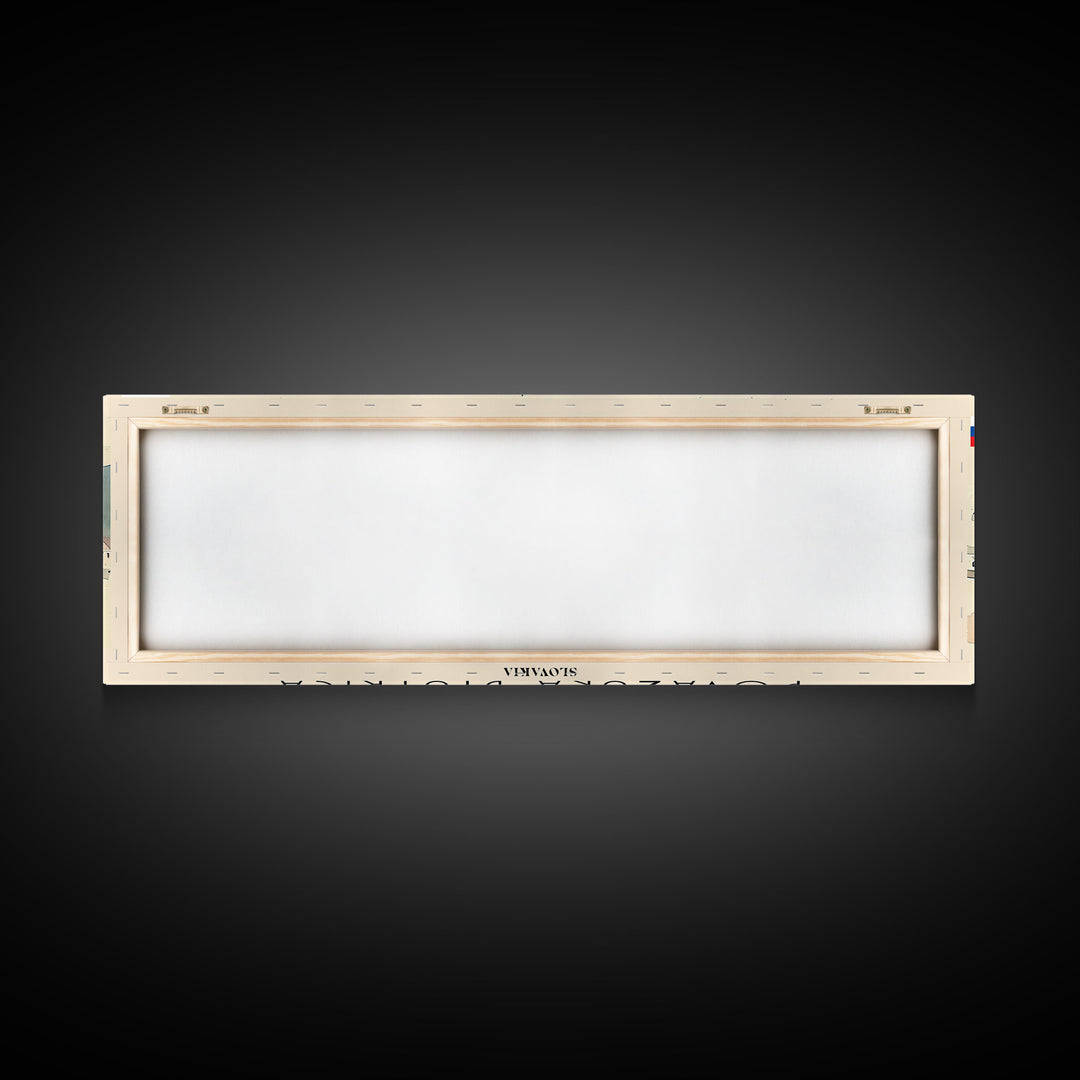 Povazska Bystrica Slovakia Travel Print Wall Art, Panoramic City Art, Travel Art, Wall Decor, Vacation Gift, Framed Canvas Print Or Metal Art