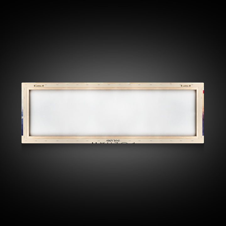 Pozna Poland Travel Art, City Art, Framed Canvas Print or Metal Wall Art, Europe Travel Poster, Panoramic Wall Art, Extra Wide Wall Art