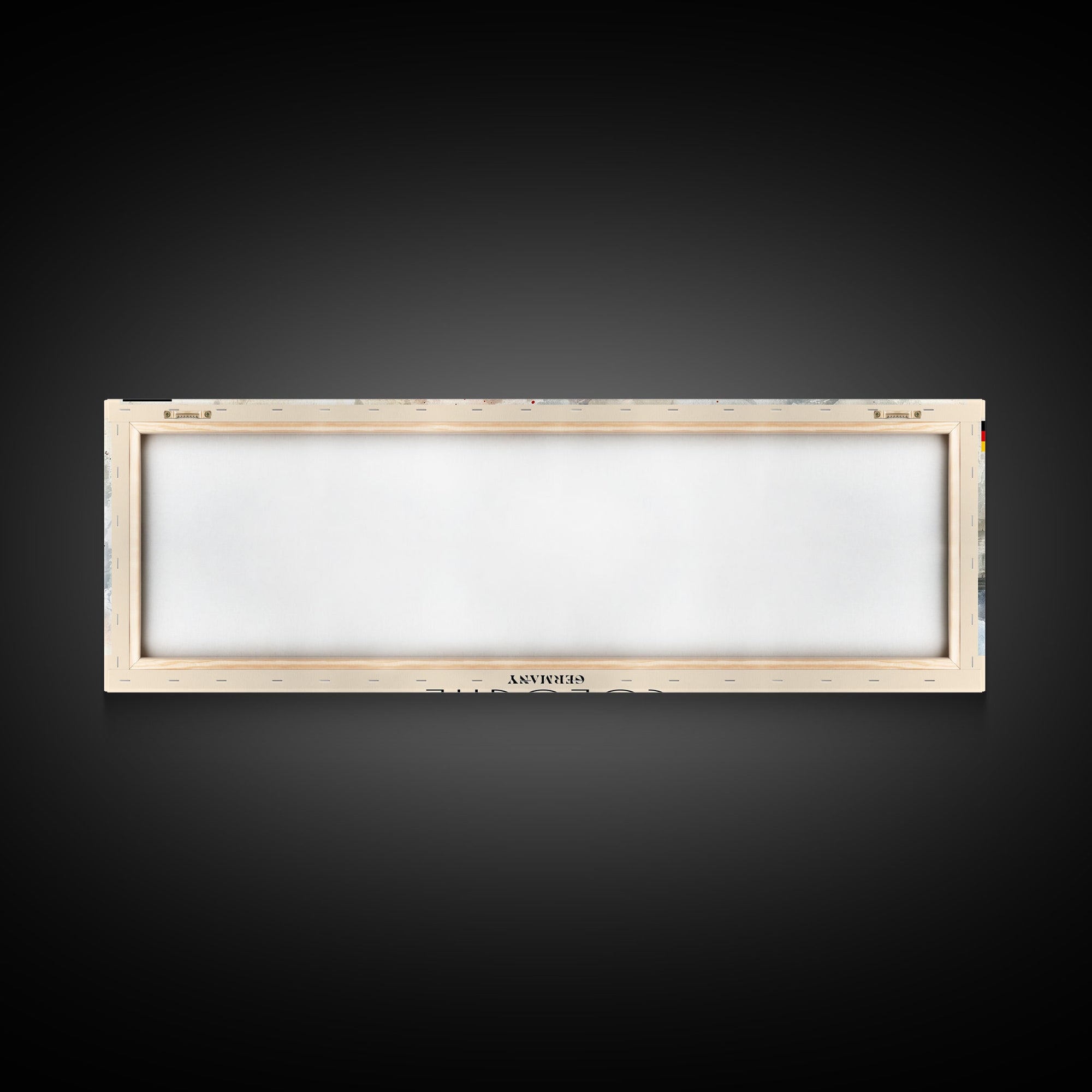 Cologne Germany Panoramic Travel Poster, Framed Canvas Print or Metal Wall Art, Travel Art, Home Decor, Panoramic Painting, Midcentury Art