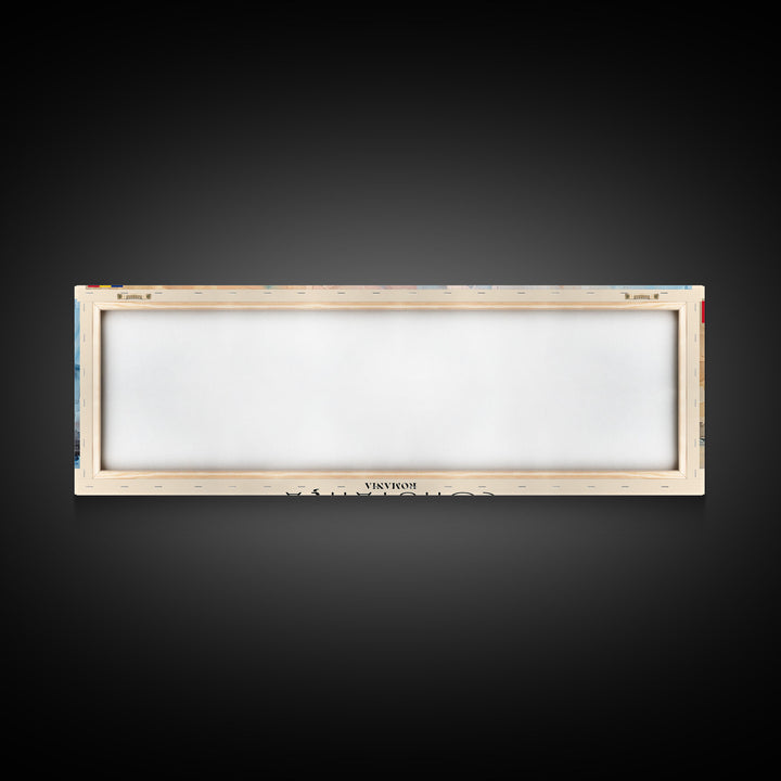 Constana Romania Wall Art, Panoramic Travel Poster, Panoramic Framed Canvas Print, City Wall Art, Wall Hanging Home Decor, Travel Art