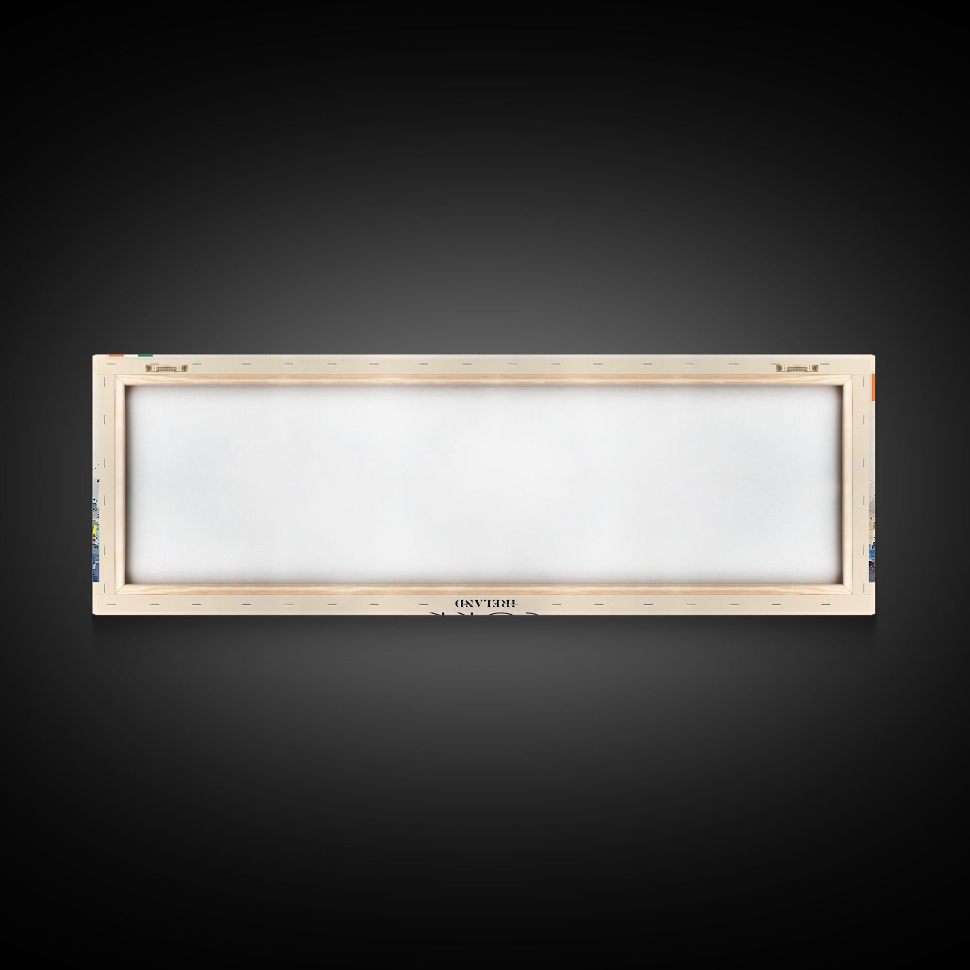 Cork Ireland Panoramic Travel Poster, Framed Canvas Print or Metal Wall Art, Travel Art, Home Decor, Panoramic Painting, Midcentury Art