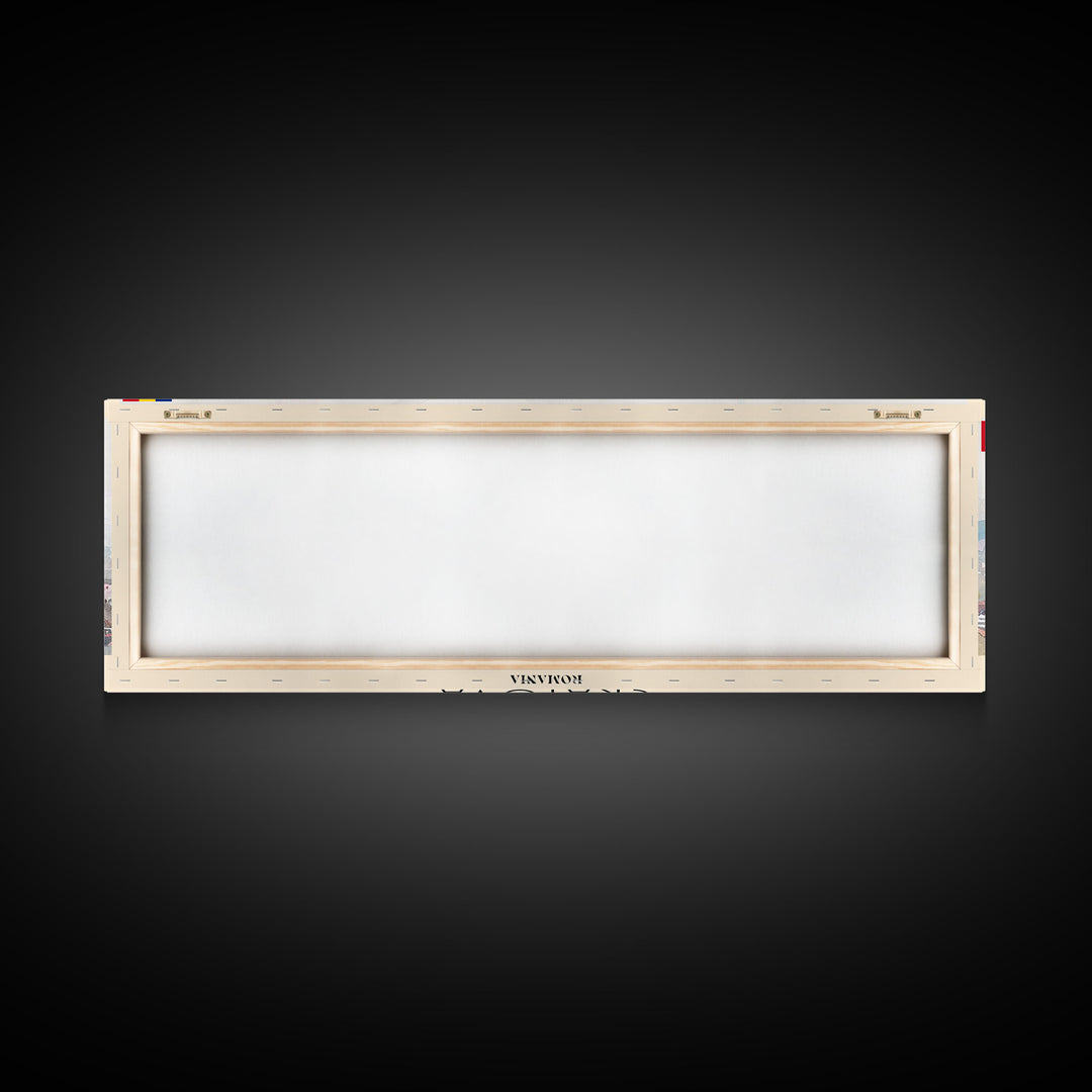 Craiova Romania Travel Print Wall Art, Panoramic City Art, Travel Art, Wall Decor, Vacation Gift, Framed Canvas Print Or Metal Art