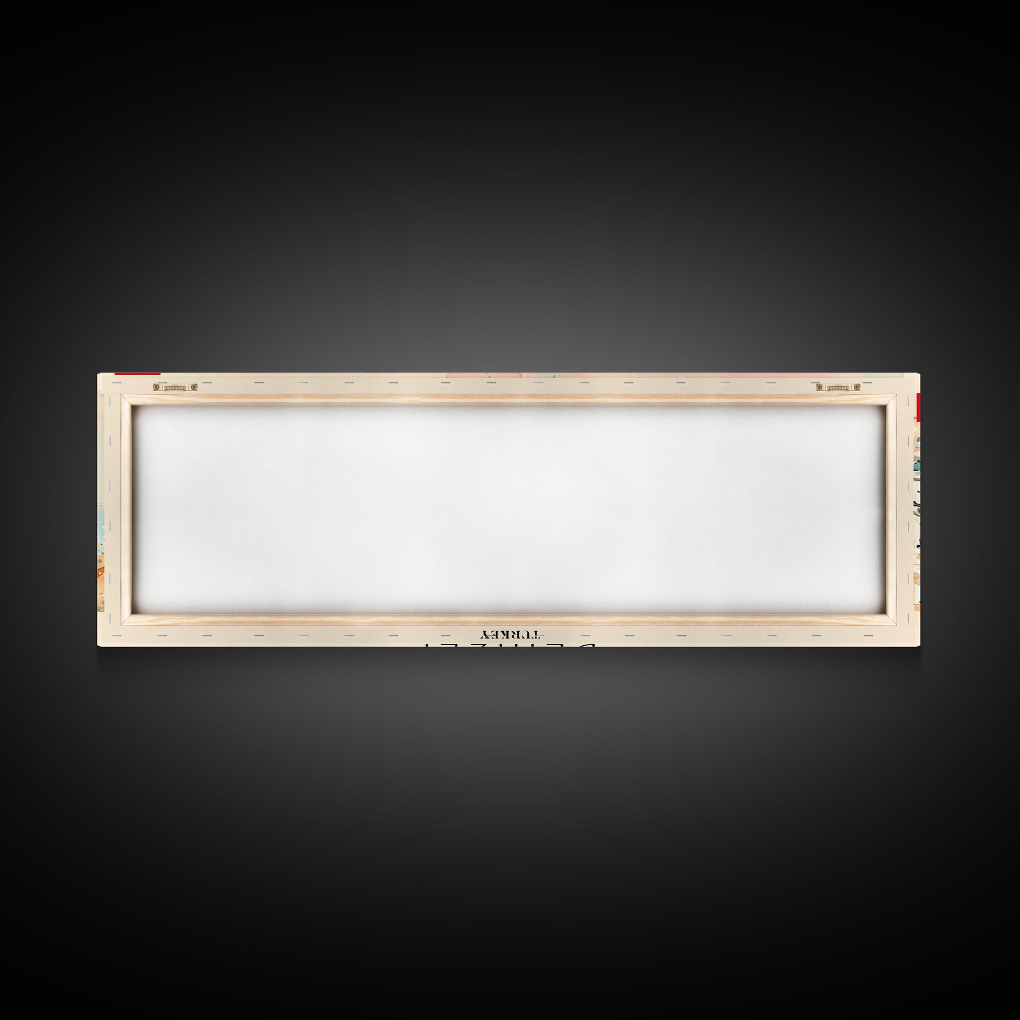 Denizli Turkey Wall Art, Panoramic Travel Poster, Panoramic Framed Canvas Print, City Wall Art, Wall Hanging Home Decor, Travel Art