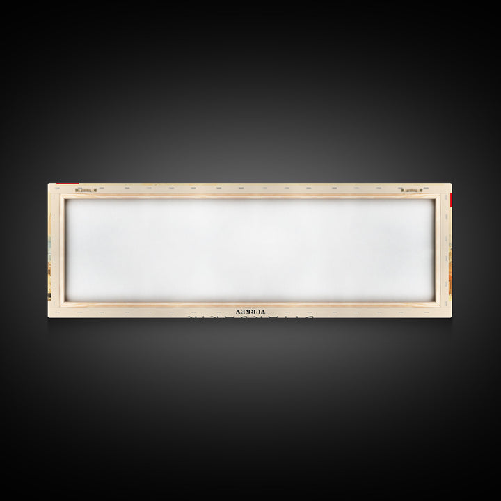 Diyarbakr Turkey Panoramic Travel Poster, Framed Canvas Print or Metal Wall Art, Travel Art, Home Decor, Panoramic Painting, Midcentury Art