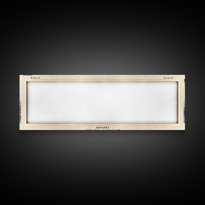 Dnipro Ukraine Wall Art, Panoramic Travel Poster, Panoramic Framed Canvas Print, City Wall Art, Wall Hanging Home Decor, Travel Art